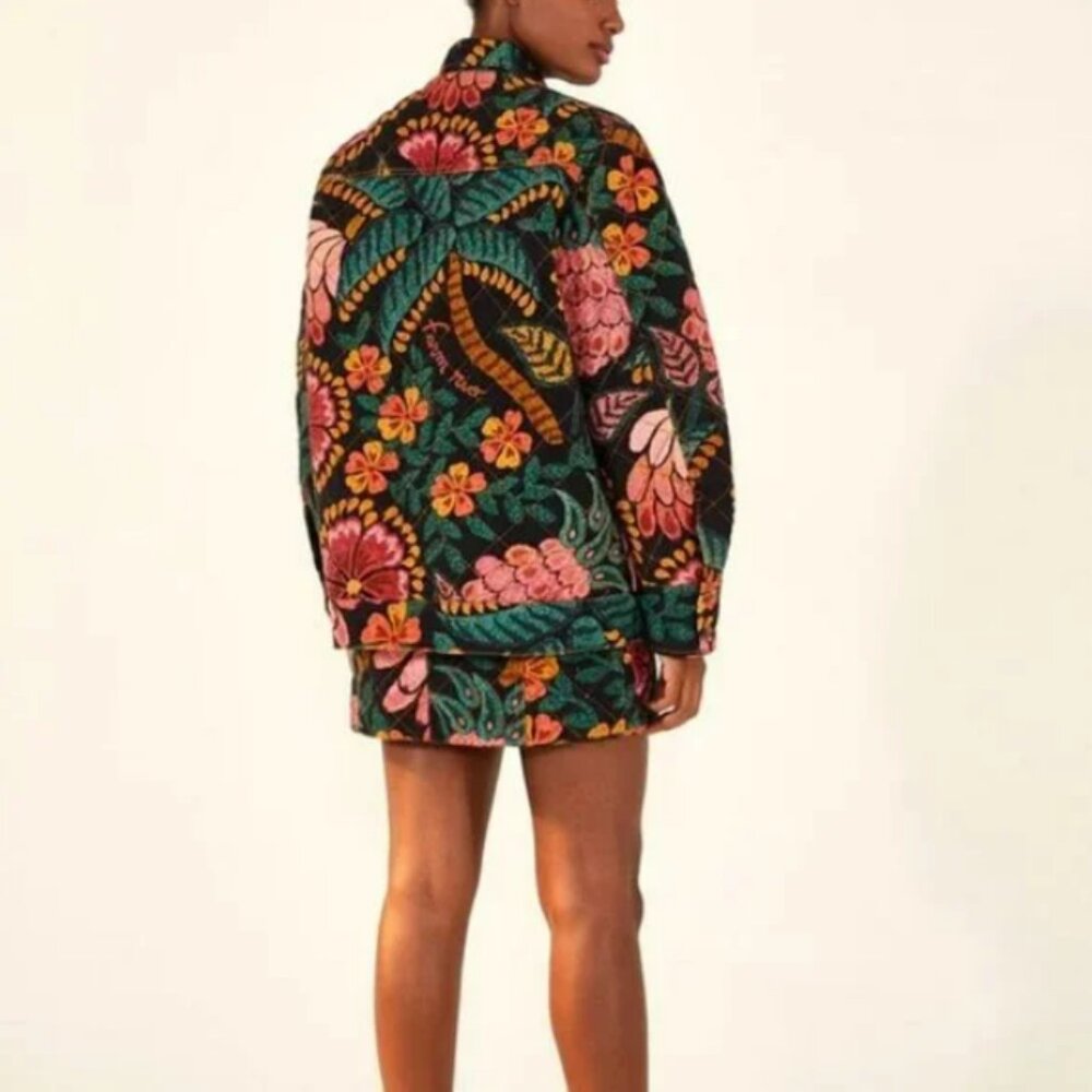 FARM Rio Floral Mini Skirt - Picture 2 of 7